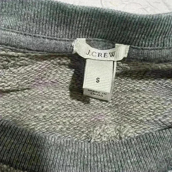 J. Crew Snowflake Sweater Charcoal Gray Size: S - Picture 2 of 5